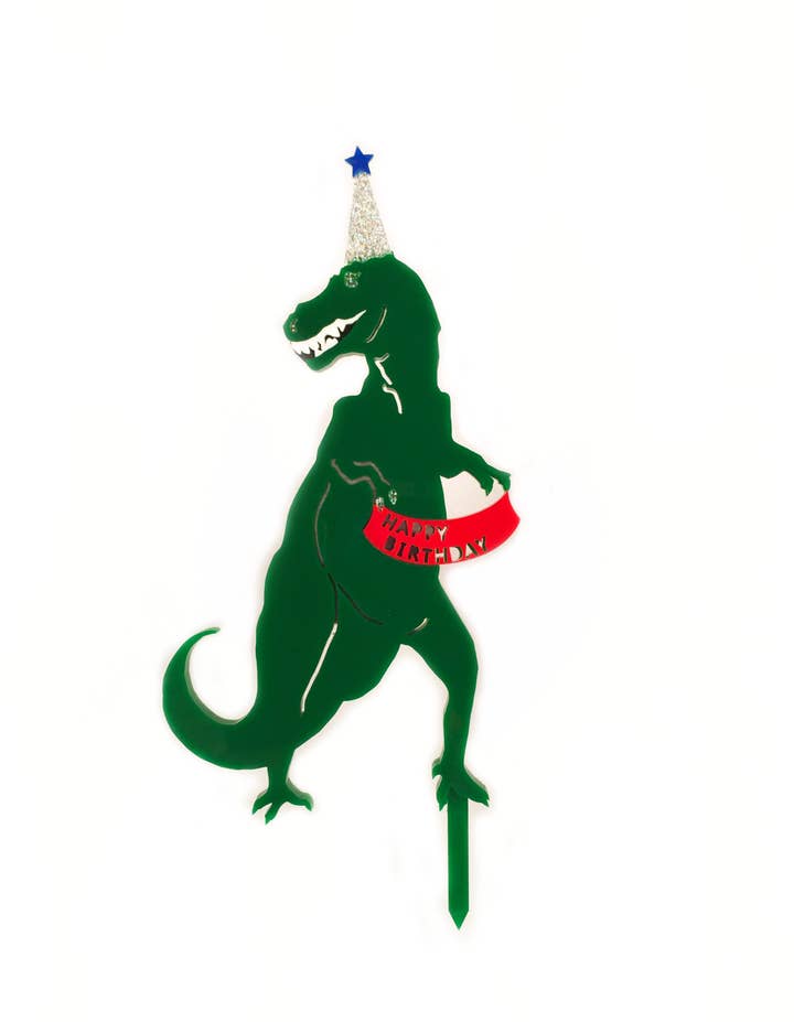 T-Rex Vert pour la vente par Eleanor Moss Studio