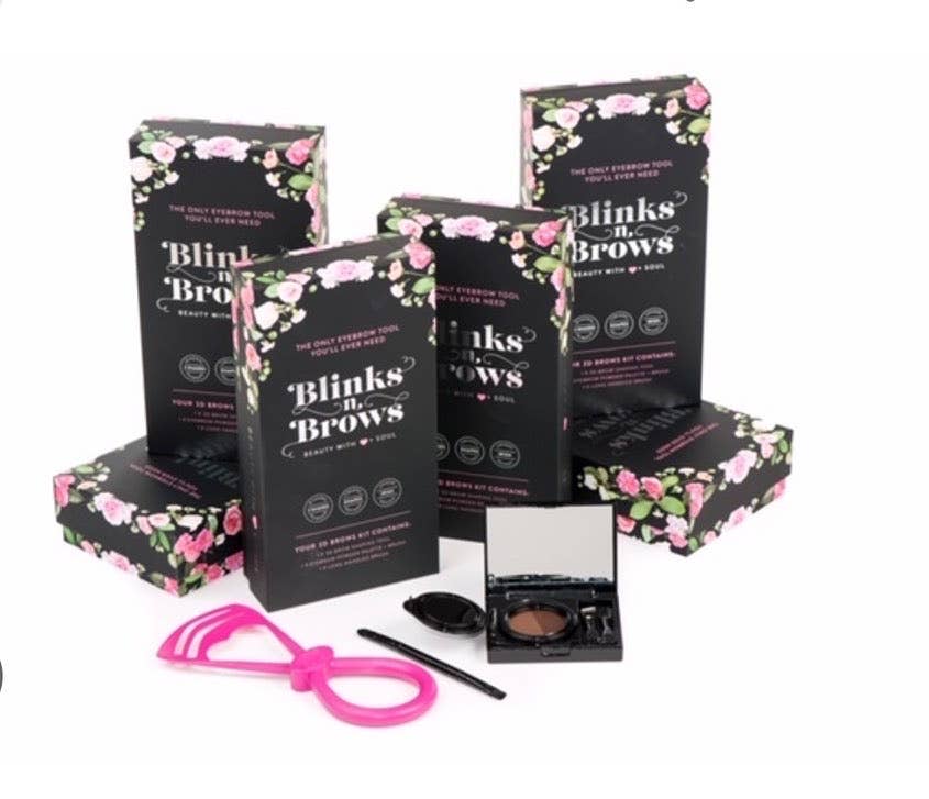 Wholesale Blinks n Brows Eyebrow Stencil Kit for your store Faire