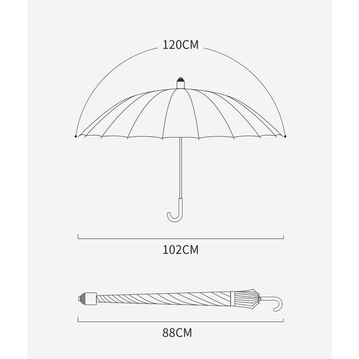 Superbia – wholesale Umbrella – Women's – Elegant Long Stick Umbrella with Extendable Cover3