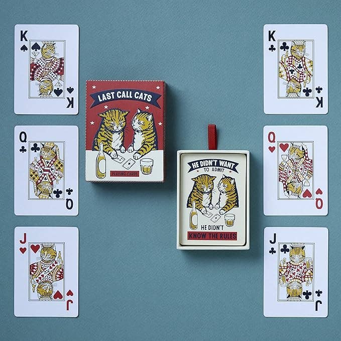 Chronicle Books - Wholesale Playing Cards - Last Call Cats Playing Cards2