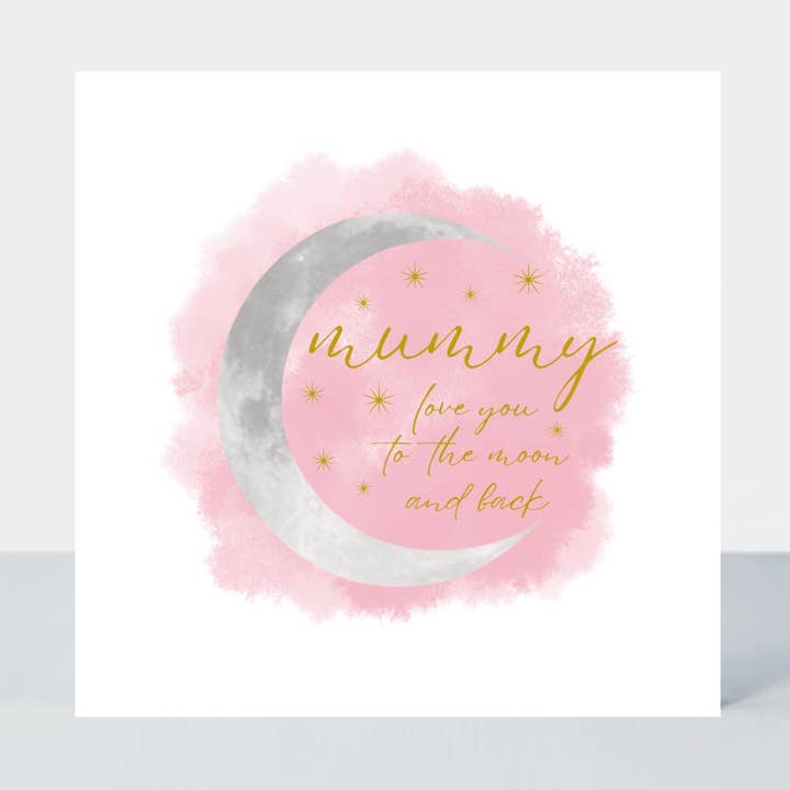 Carte Selene « Maman, je t'aime jusqu'à la lune et retour » pour la vente par Petimo