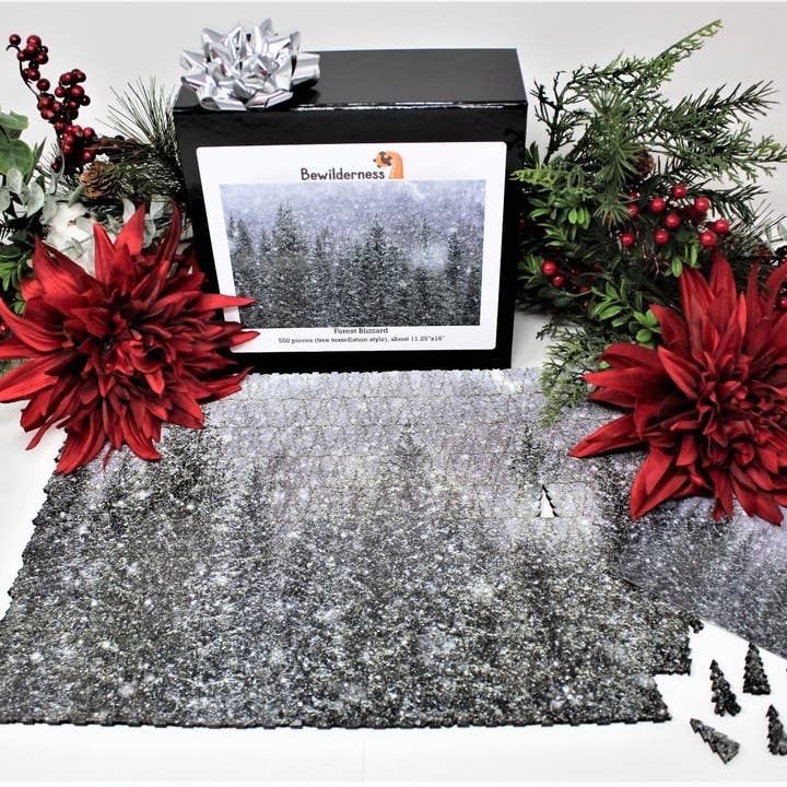 Forest Blizzard Tessellation Jigsaw Puzzle - 550 pezzi per la vendita all'ingrosso da parte di Bewilderness