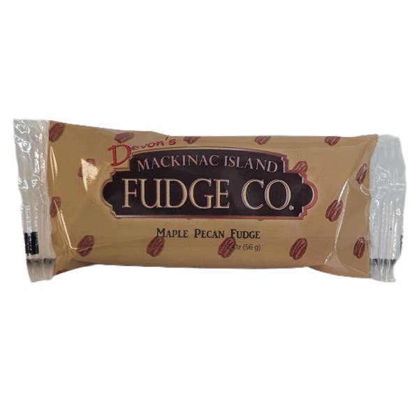 2 oz ahornpecan fudge for engroshandel hos Devons Mackinac Island Fudge