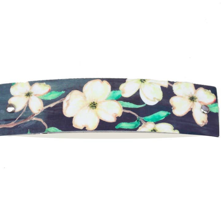 Barrette Cornouiller, accessoire de cheveux nature floral pour la vente par Storytime Art Studio