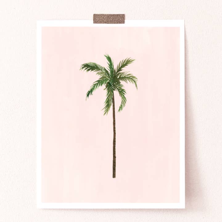 Palm Tree Art Print for wholesale by Sabina Fenn