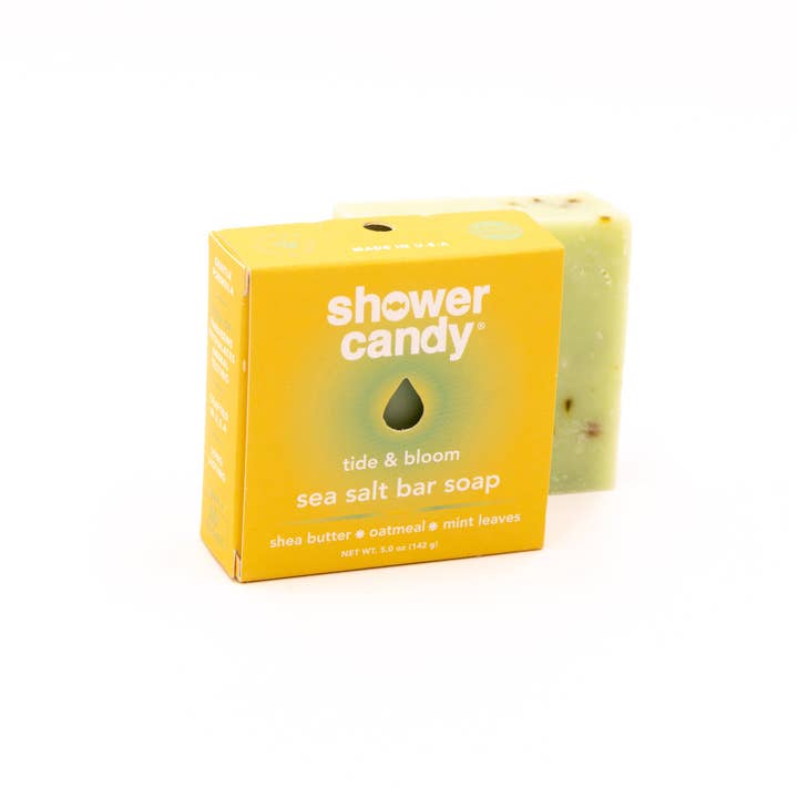 Shower Candy Tide & Bloom Body Wash Bar – Gentle Cleanse with Sea Salt for wholesale by Shower Candy