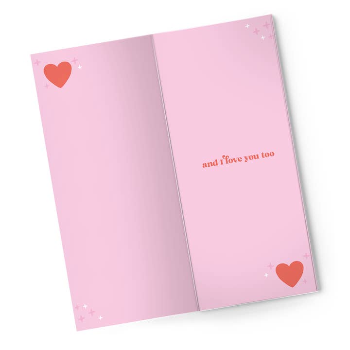 Sweeter Cards Chocolate Bar + Greeting Card in ONE! - Venta al por mayor Chocolate - Tarjeta de felicitación de chocolate: Qué dulce es ser amado por ti