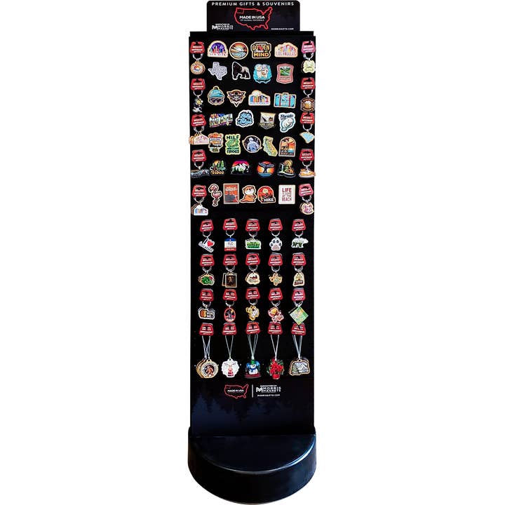 Morris Magnets - Wholesale Retailer Display - Paper & Novelty - Morris Magnets 56-Peg Spinner Display - $3200 to Fill