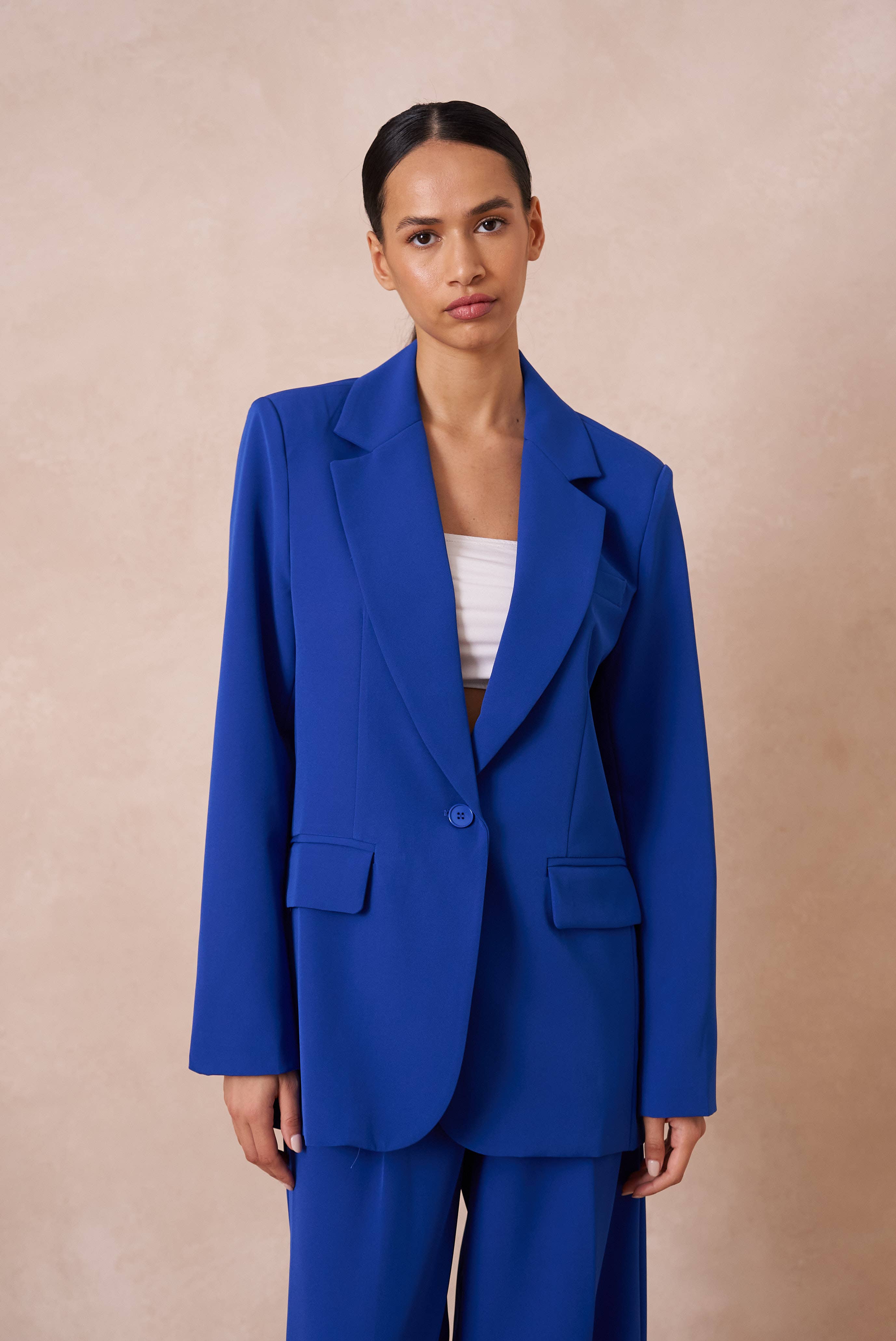 Attentif Paris - Wholesale Suit Jacket - Women's - [Timeless] Solid oversized jacket timeless19