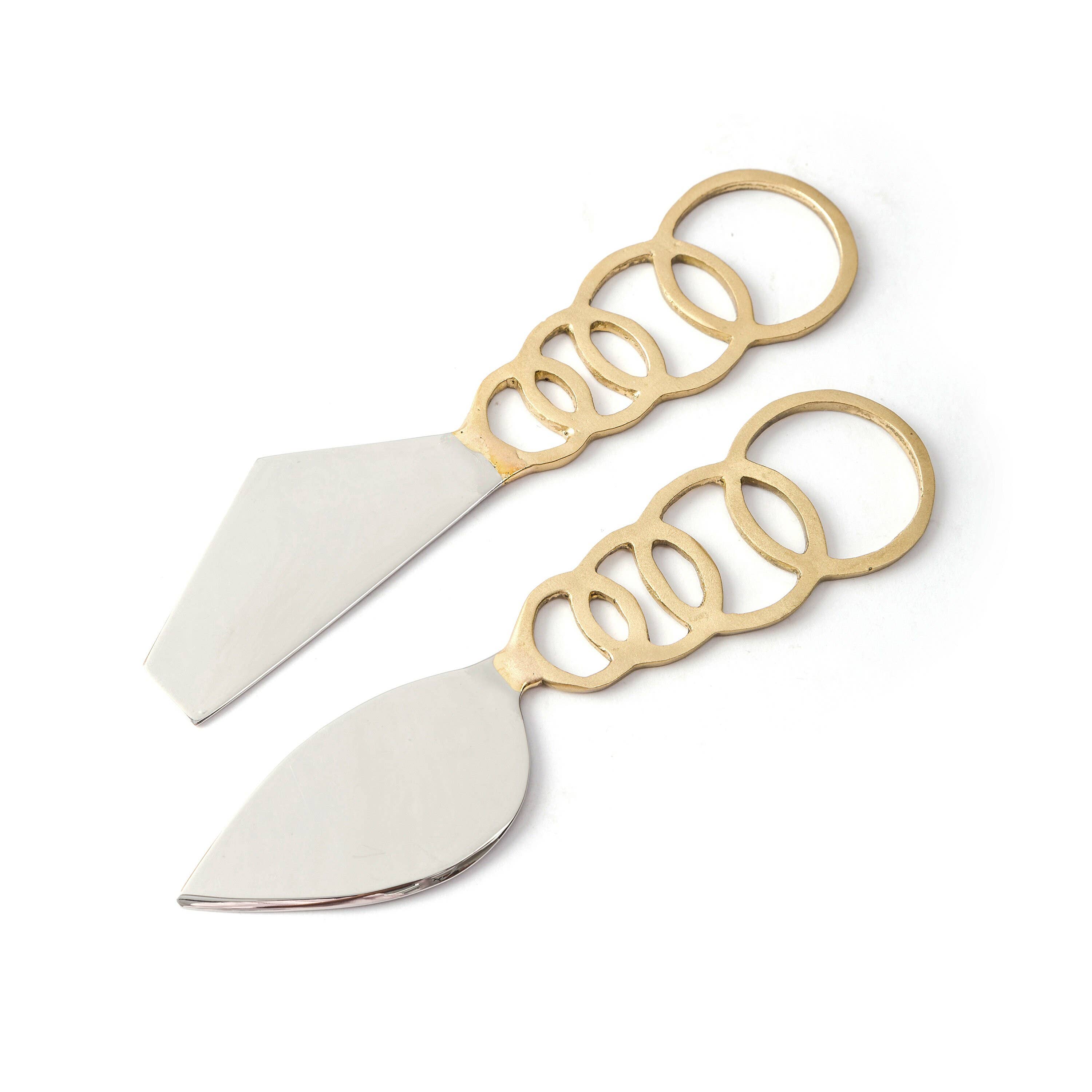 Serein Wellness - Wholesale Cheese Spreader - Cheese Knife Set - 2 Pieces Luxury Charcuterie Knives1
