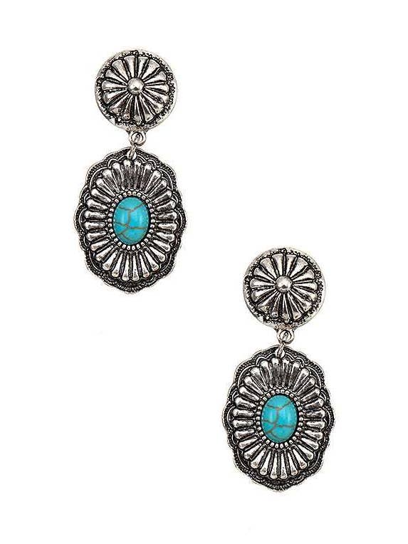 DOBBELT ÆTSET PERLE ACCENT KLIP PÅ ØRERING 381 for engroshandel hos anbfashion