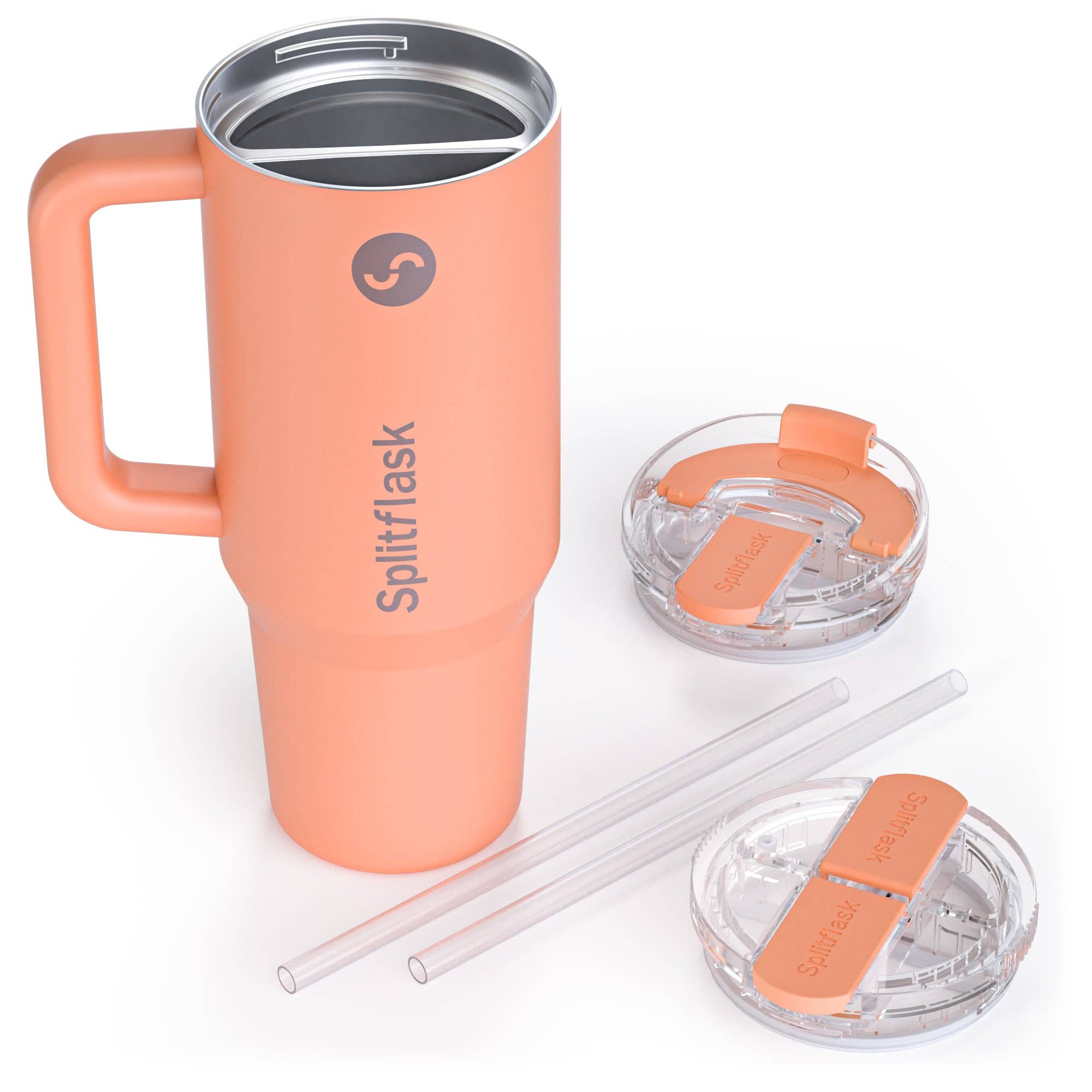 Splitflask - Wholesale Insulated Mug/Tumbler - DUAL CHAMBER 40oz TUMBLER w/ HANDLE (Ships in July)6
