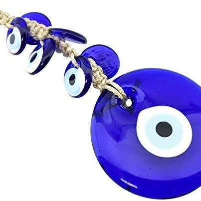 Karens Line – Großhandel 3D-Wandkunst – Runder Evil Eye Glas-Wandanhänger zum Aufhängen