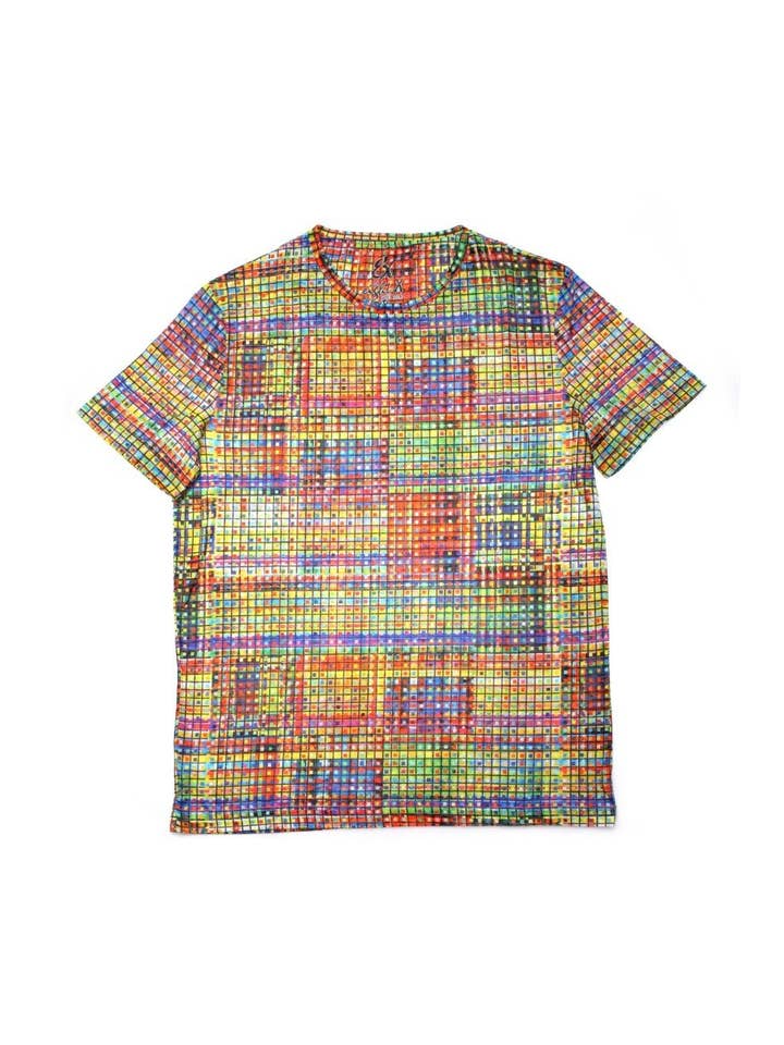MULTI SHAPES PRINTS T-SHIRT #1628 for wholesale on Faire