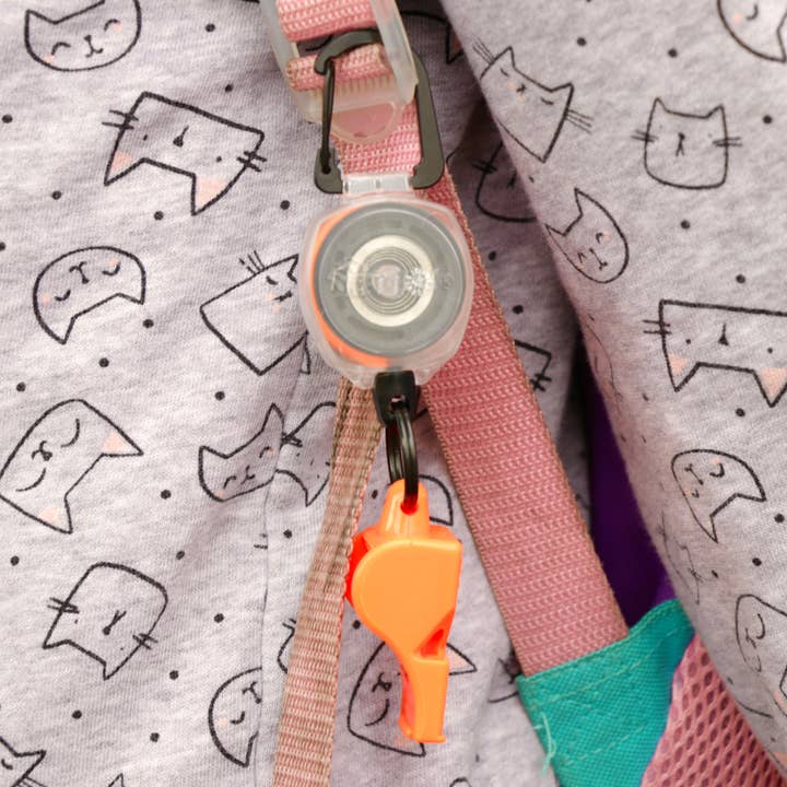 Key-Bak - Wholesale Keychain - Unisex - KEY-BAK Whistle Safe Retractable Keychain and Safety Whistle