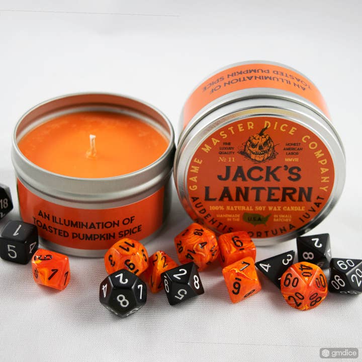 Game Master Dice - Wholesale Travel Candles - Jack's Lantern Gaming Candle