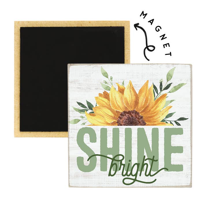 Shine Bright - Square Magnets for wholesale by Sincere Surroundings
