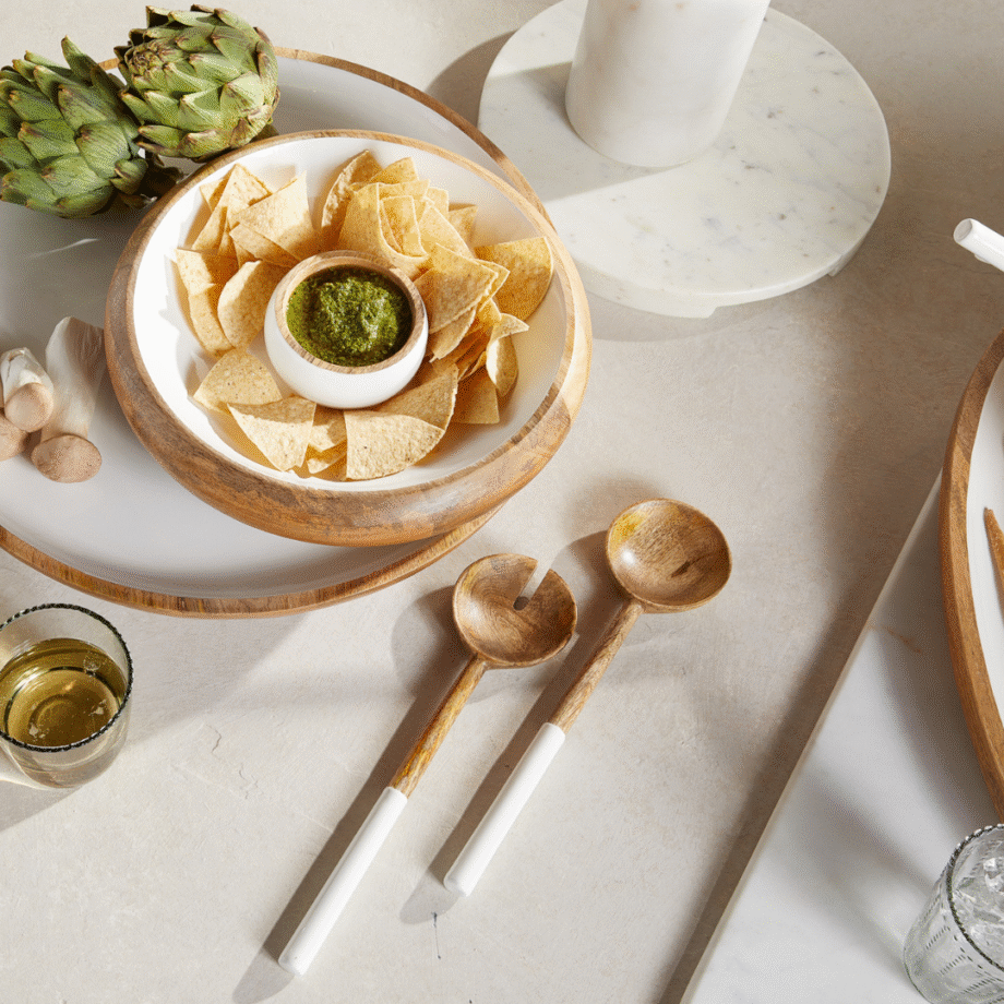 Be Home - Wholesale Serving Utensil - Madras Curva Serving Set1