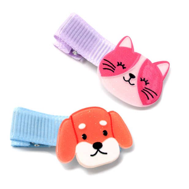 Inca UK – wholesale Hair clip – Child – Dog and Cat face hair clips2