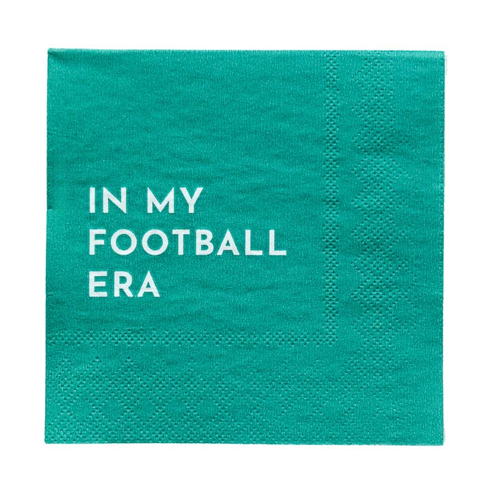 IN MY FOOTBALL ERA COCKTAIL NAPKINS for wholesale by Bonjour Fête