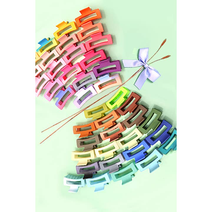 JOSSLYN by wall to wall - Wholesale Hair Clip - Women's - JUMBO CLASSIC HAIR CLAW CLIPS | 21H0244