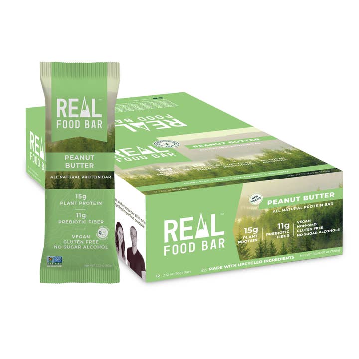 Real Food Bar - Wholesale Snack Bar - Peanut Butter Protein Bar - 12 Bar Pack (25.44 Oz)2