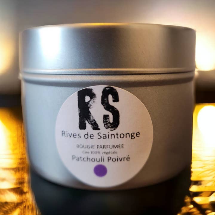 Naturligt pepprigt patchouli ljus för wholesale av RIVES DE SAINTONGE