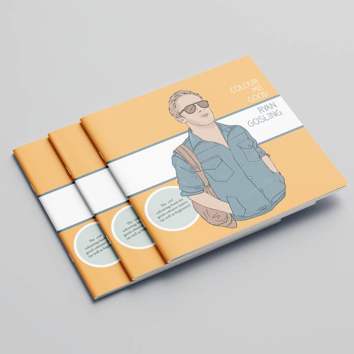 I Love Mel - Wholesale Coloring & Activity Book - Adult - Colour Me Good Ryan Gosling - Unofficial coloring Book2