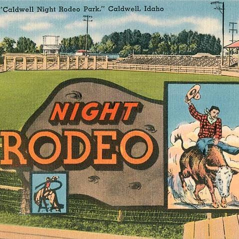 Art Print ID-188 Caldwell Rodeo Park for wholesale by Found Image Press