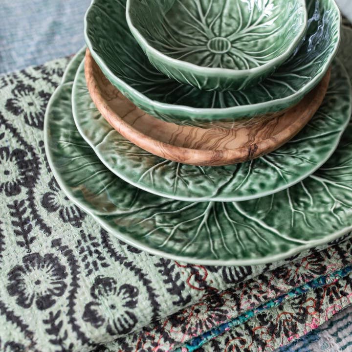 VAN VERRE - Wholesale Dinner Plate - CABBAGE DESSERT PLATE Ø20.5CM8