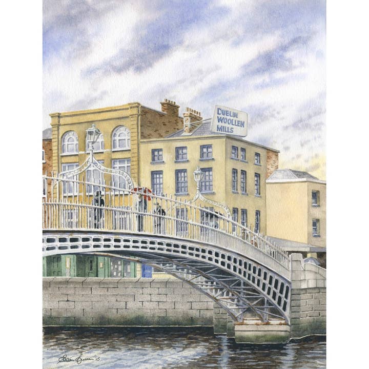 The Dublin Wollen Mills - Kunstdruck für den Großhandel von Sean Curran