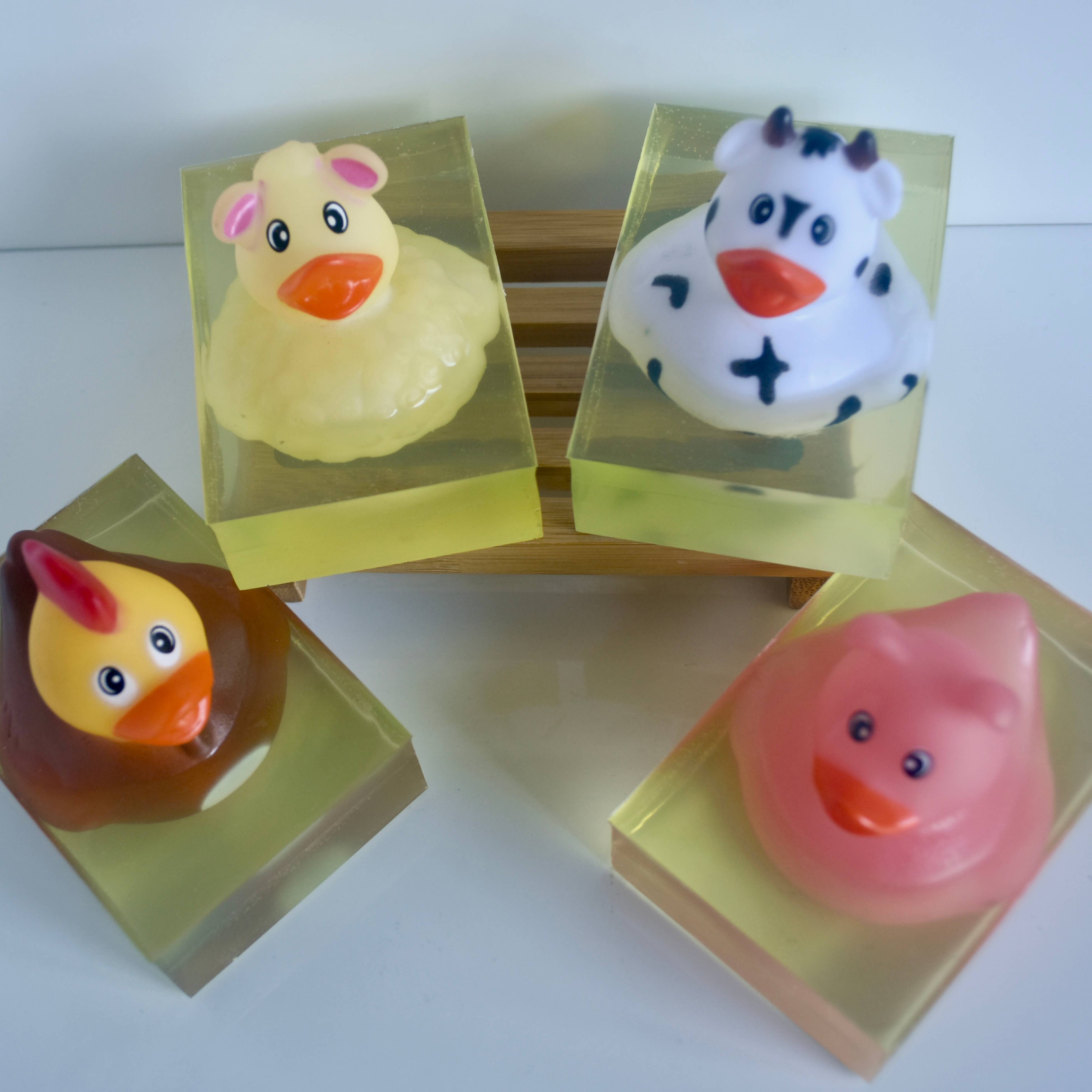 Handmade by Tink – wholesale Bar Soap – Farm Animal Duck Soap (Fragrance free & Vegan Friendly)1
