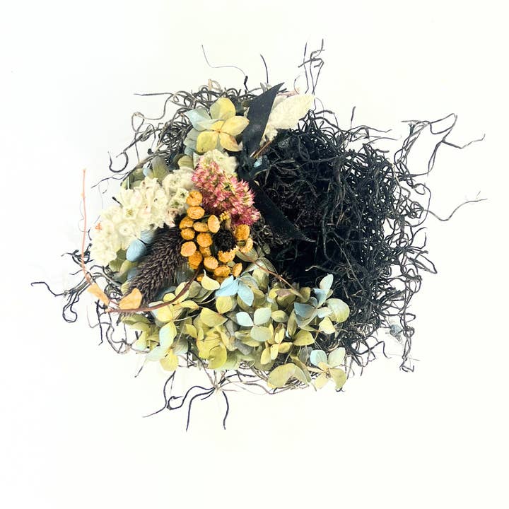 Sow the Magic - Wholesale Dried/Pressed Flowers - Divine Protection Handmade Altar Nest Dried Flower Bird Nest2