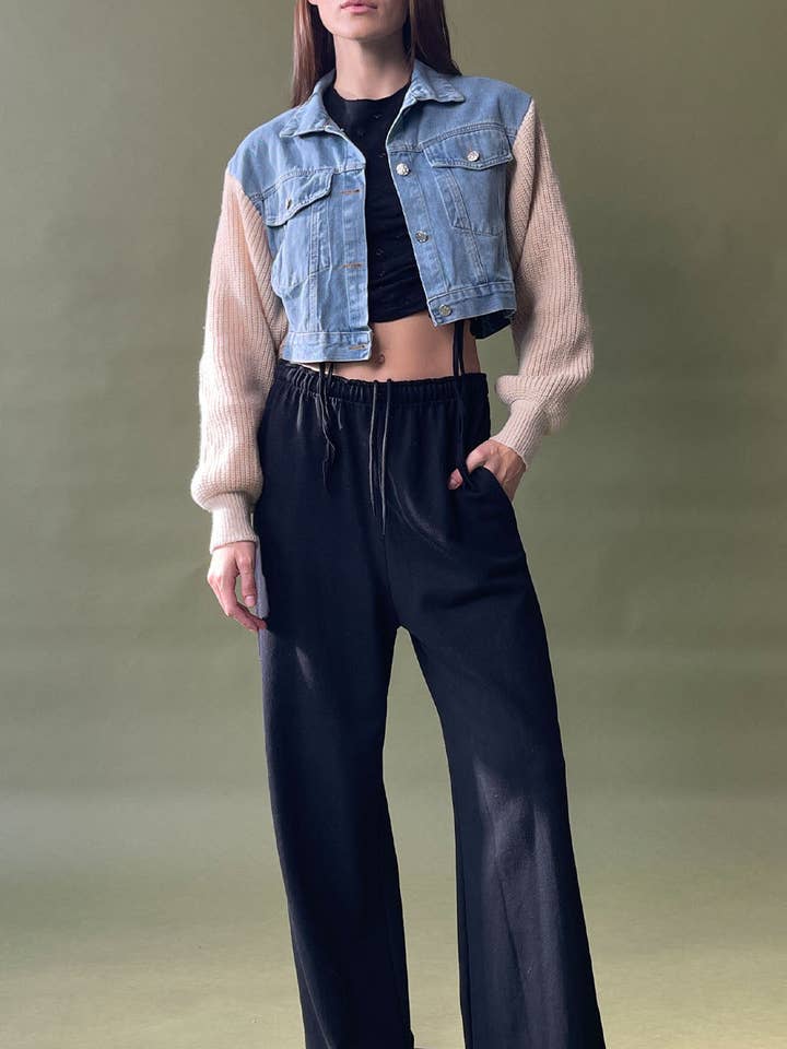 Hybrid Denim Jacket for wholesale by Dessin Studio