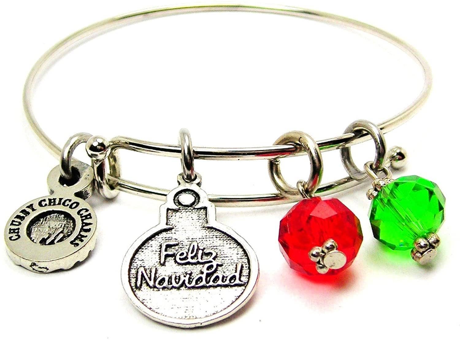 Chubby Chico Charms – Großhandel Armband mit Charms/Anhängern – Feliz Navidad Frohe Weihnachten Armreif Spanisch0