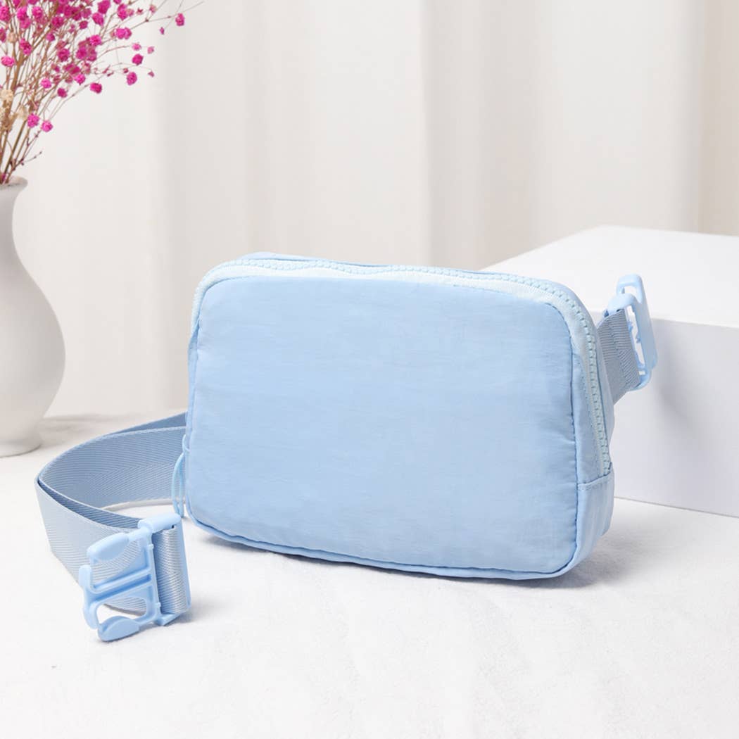 Fashion City - Wholesale Belt Bag - Women's - Water-Resistant Mini Sling Belt Bag-Light Colors9