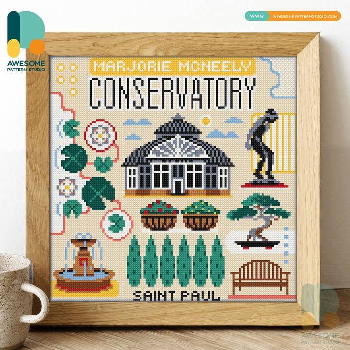 Marjorie McNeely Conservatory DS3086, Diamond Painting for wholesale by Awesome Pattern Studio