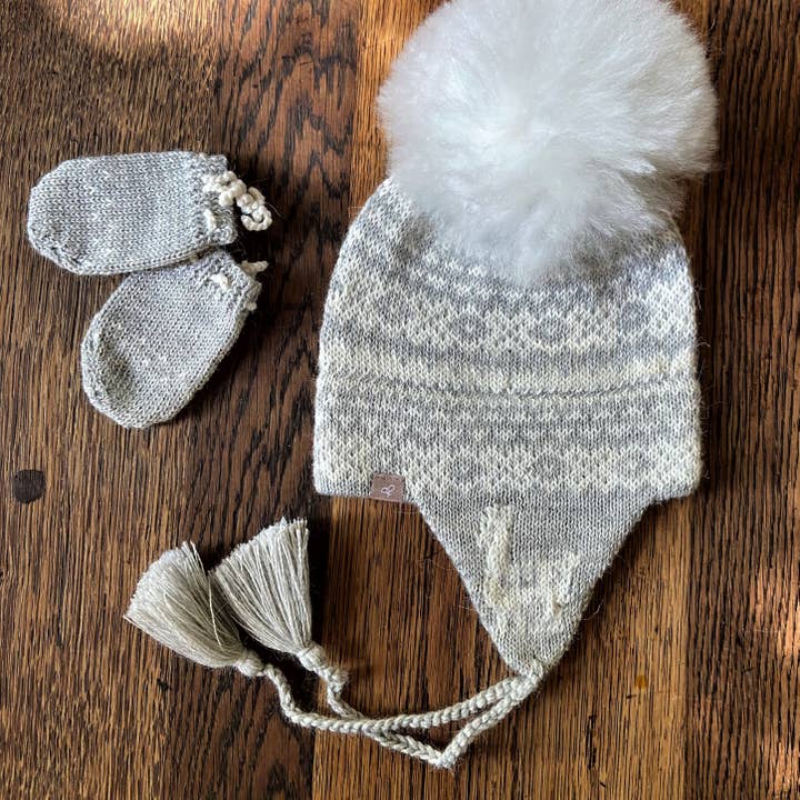 Samantha Holmes Alpaca Clothing and Gifts – Engroshandel Luffer - Baby – Alpaca Baby luffer (Nyfødt)