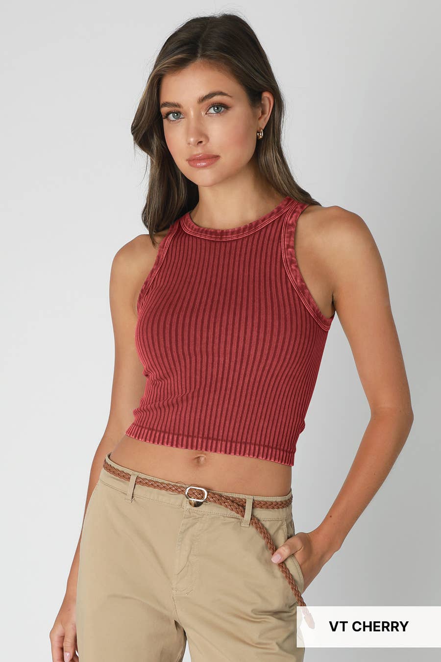 NIKIBIKI - Vente Débardeur – femme - NS8358 - Débardeur vintage à larges côtes15