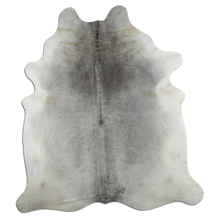 Tapete de pele de vaca - L240 x B210 cm - cinza claro por atacado de Livarto UG (haftungsbeschränkt)