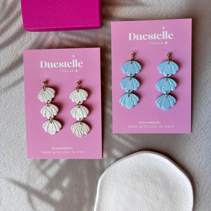 DUESTELLE ITALIA - Wholesale Dangle Earrings - Atrani Shells - Handmade Shell Earrings9