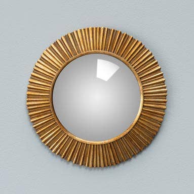 Chehoma USA - Wholesale Wall Mirror - Golden convex mirror Sanctus