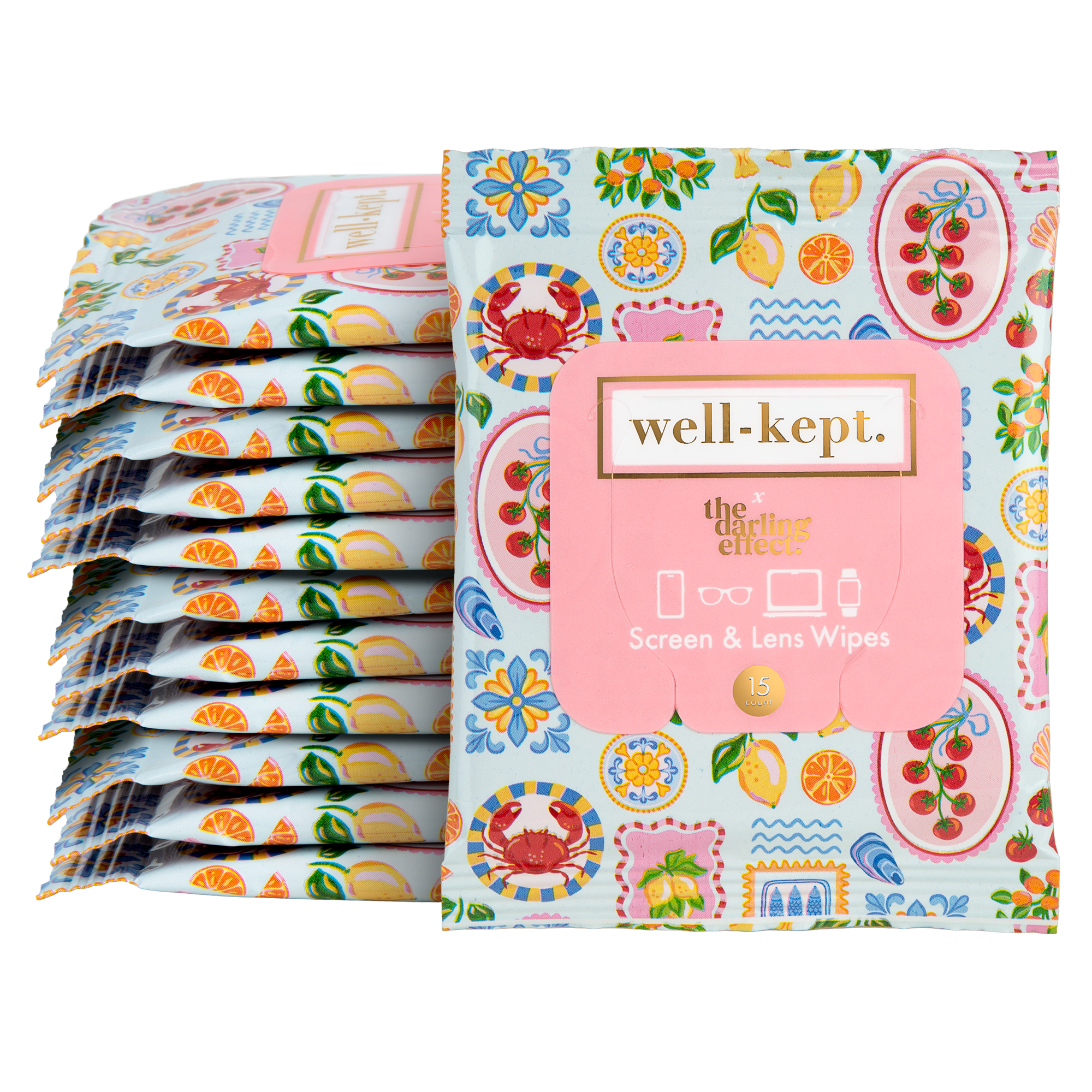 Well-Kept, Screen Wipes - Wholesale Cleaning Cloth - CIAO BELLA SCREEN & LENS WIPES1