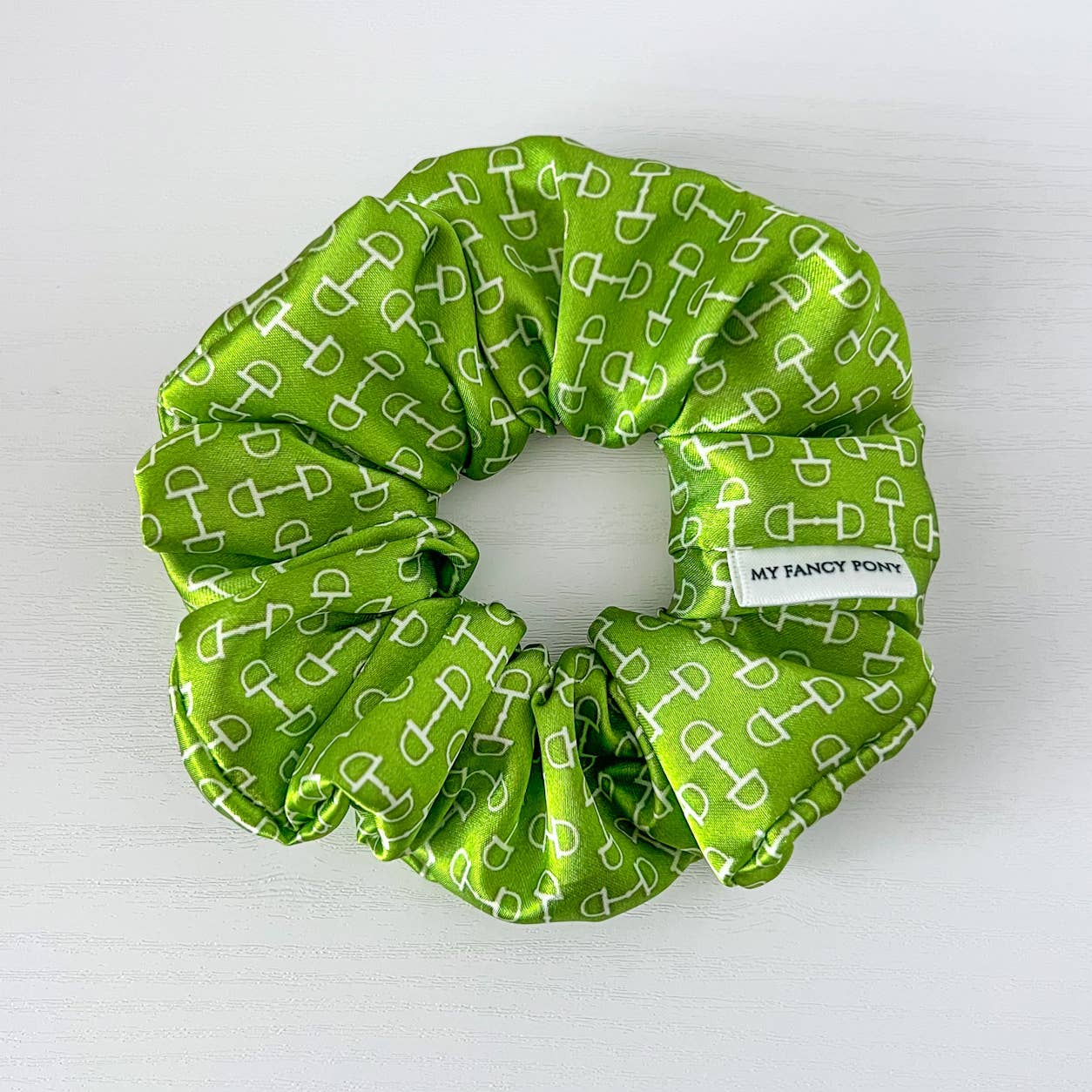 My Fancy Pony - Wholesale Scrunchie - Women's - Snaffle Bit Satin Equestrian Scrunchies2
