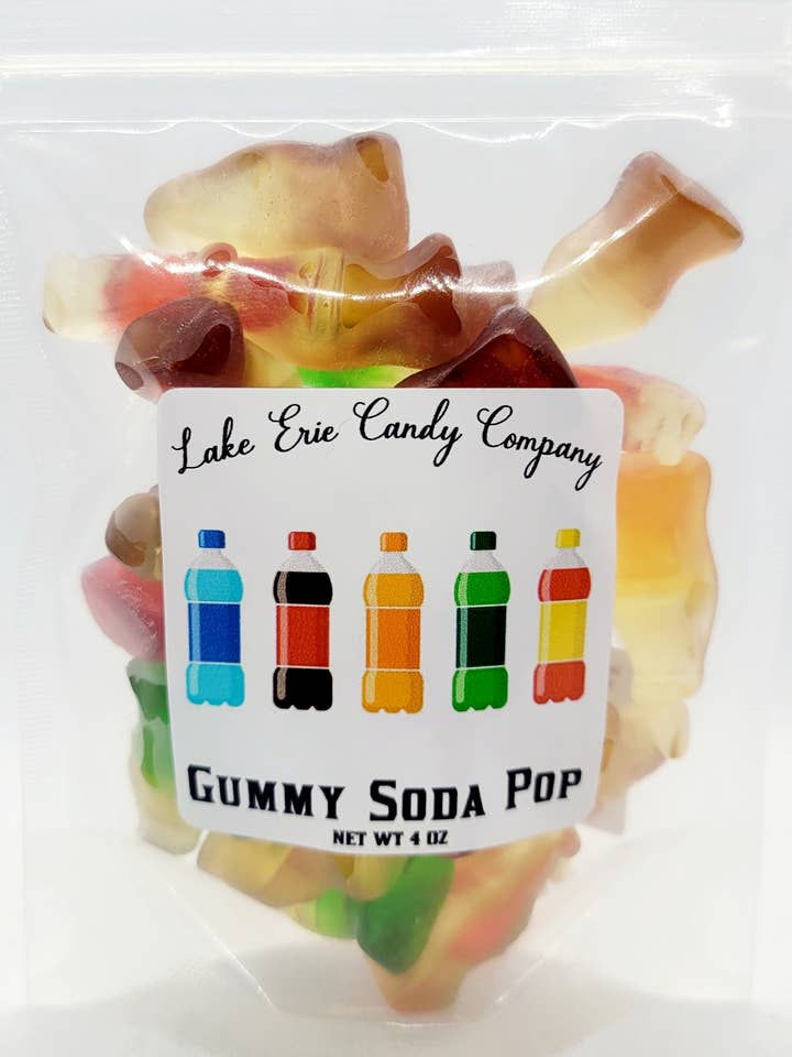 Gummy Soda Pop for wholesale by Lake Erie Candy Company