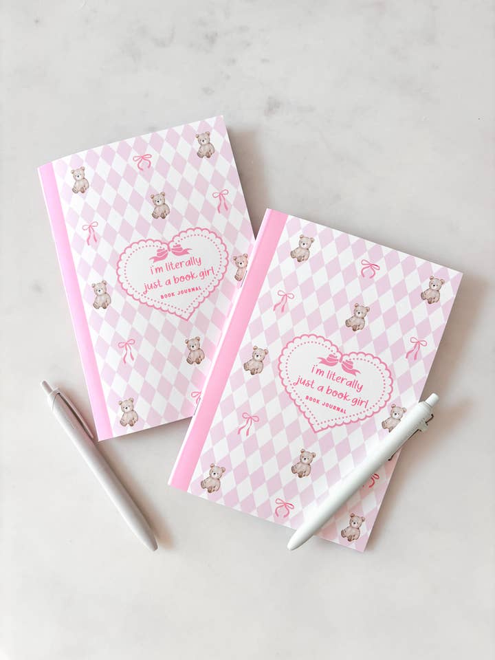 I'm Literally Just A Book Girl Journal | A5 Book Review Notebook for wholesale by Fleurs on Sunday