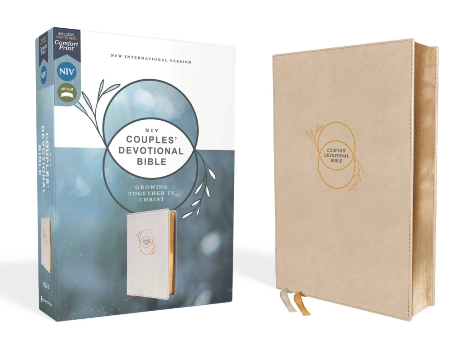 HarperCollins Christian Publishing - Wholesale Religion - NIV Couples' Devotional Bible Leathersoft, Stone13