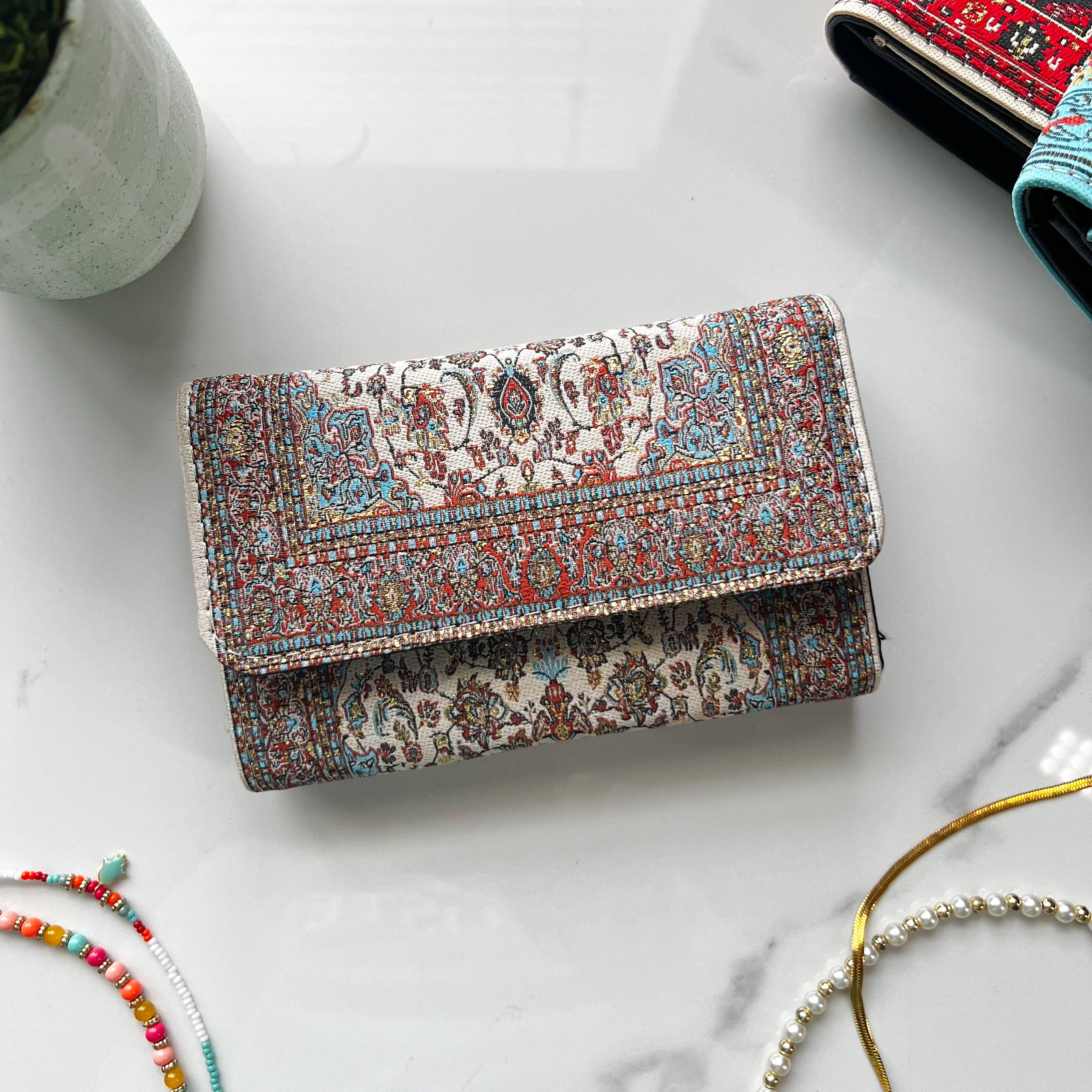 Umays Boho - Wholesale Wallet - Women's - Rug Design Small Wallet for Women, Handmade Women's Accessories2