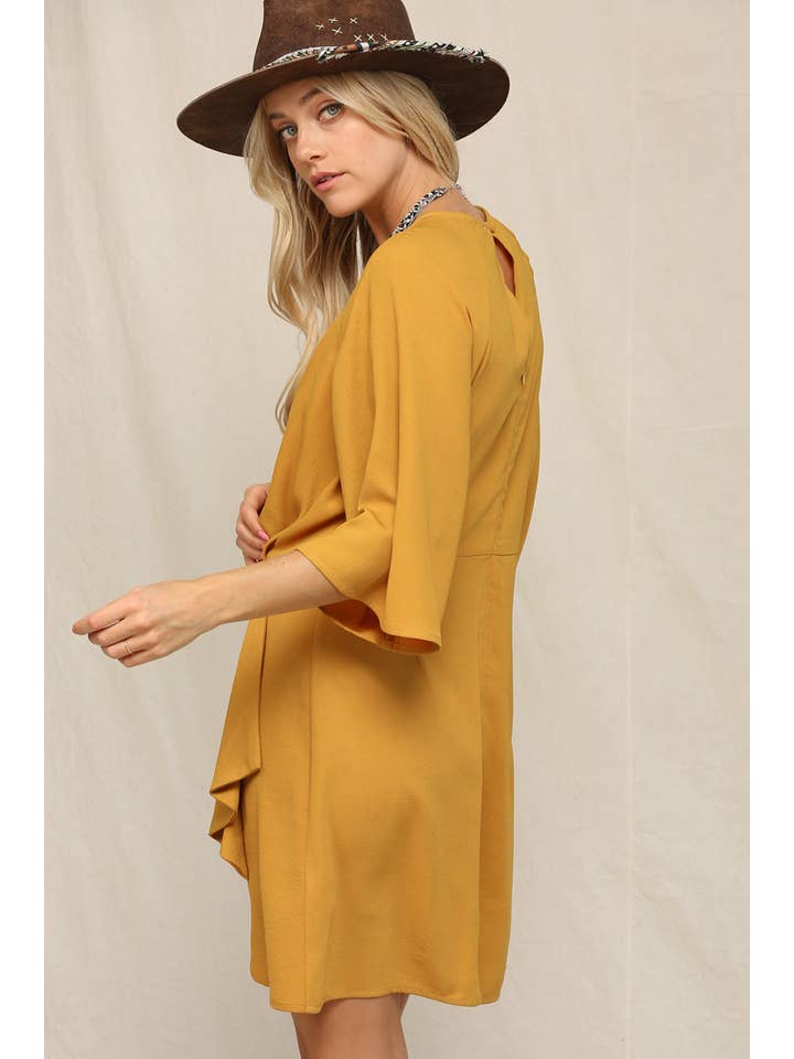 KyeMi - Wholesale Dress - Women's - Solid, Semi-Formal Knee Length Spring Dress7