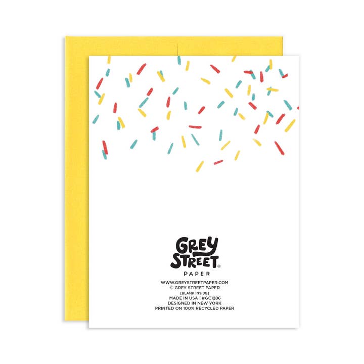 Grey Street Paper - Venta al por mayor Tarjetas de cumpleaños - ¡Sonríe! Tarjeta de felicitación de cumpleaños con texto en inglés «It's Your Birthday Opossum»1